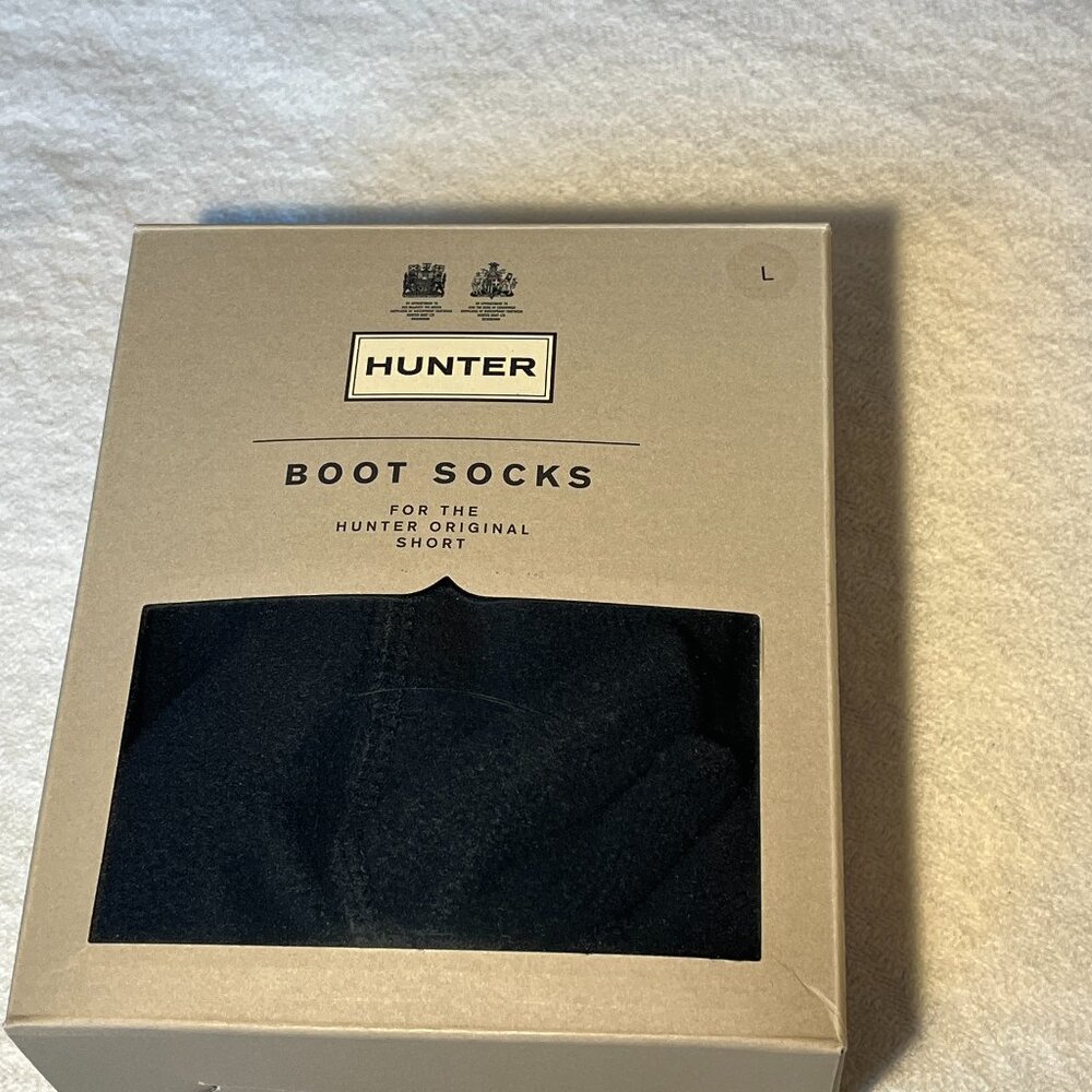 Hunter boot liner fleece socks size L